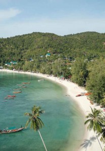 งามเม็ดทราย นอนอาบแดดชายทะเล หาดยาว หาดสลัด เกาะพะงัน สุราษฏร์ธานี